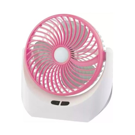 JY Super lithium rechargeable mini table fan with LED light JY-1880