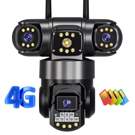 Allrounder 3 Lens 3 Display 4G Sim  Waterproof IP Camera  ৩ মাস ওয়ারেন্টি ৭ দিন গ্যারান্টি
